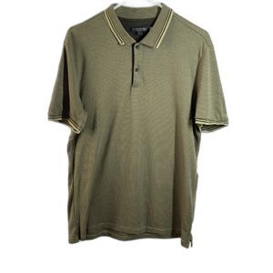 Banana Republic Men’s Luxury Touch Performance Striped Polo Shirt Size L